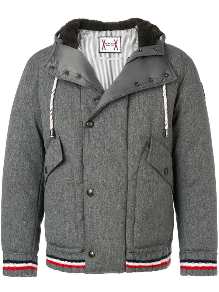 Moncler Gamme Bleu Hooded Jacket - Grey