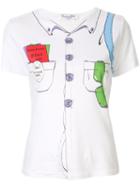 Christian Dior Pre-owned Shirt Print Slim T-shirt - White
