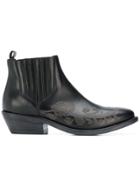 Etro Embellished Leather Boots - Black