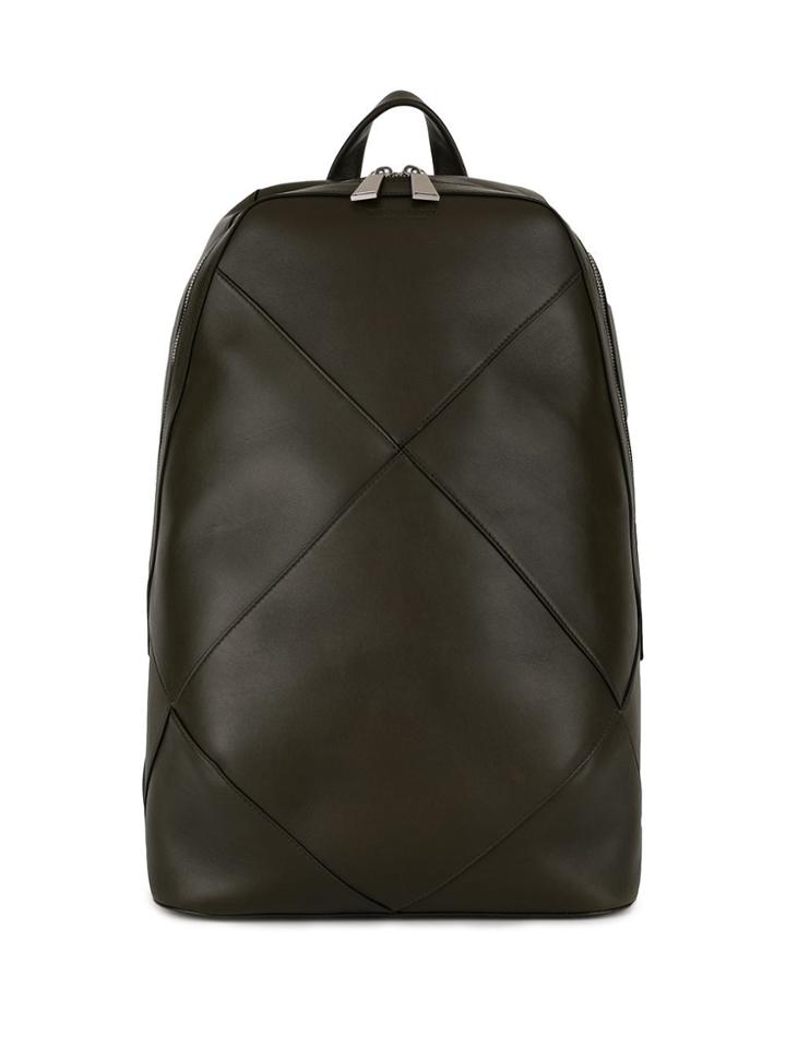 Bottega Veneta Quilted Detail Backpack - Green