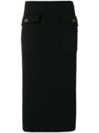 Givenchy High-waisted Pencil Skirt - Black