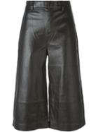 Rag & Bone Leather Culottes, Women's, Size: 27, Black, Lamb Skin/cotton/polyester/spandex/elastane