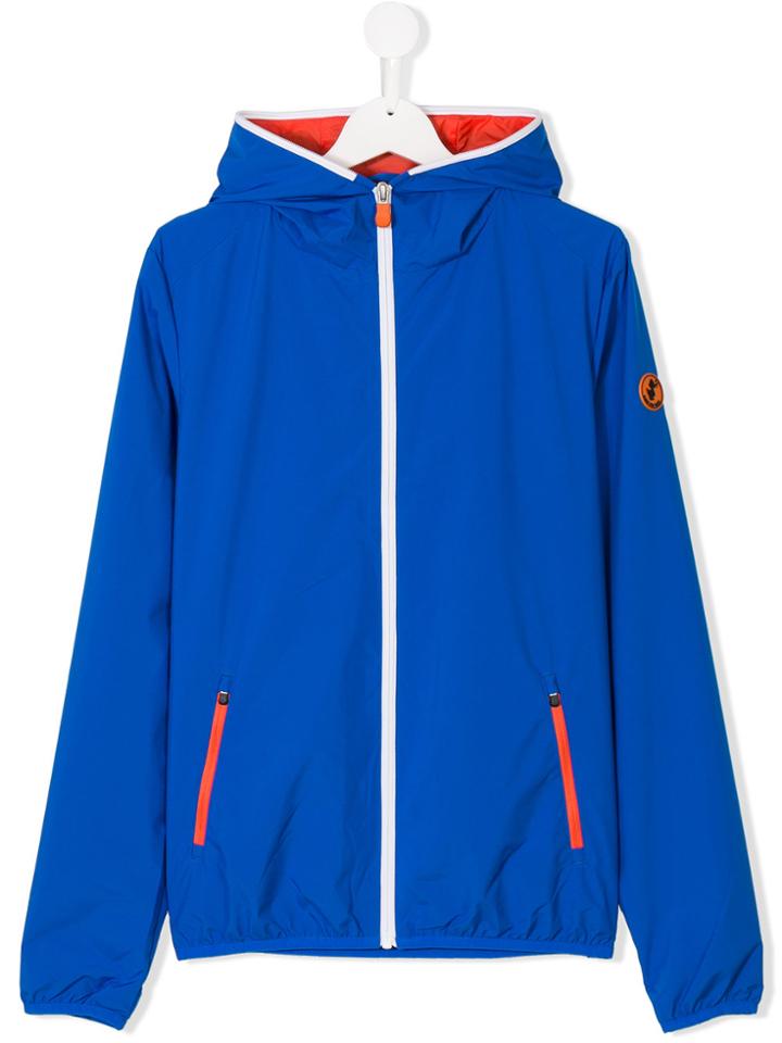 Save The Duck Kids Hooded Jacket - Blue