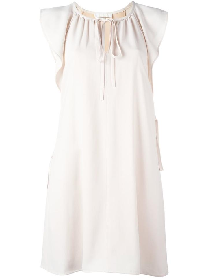 Chloé Flutter Sleeve Dress