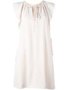 Chloé Flutter Sleeve Dress
