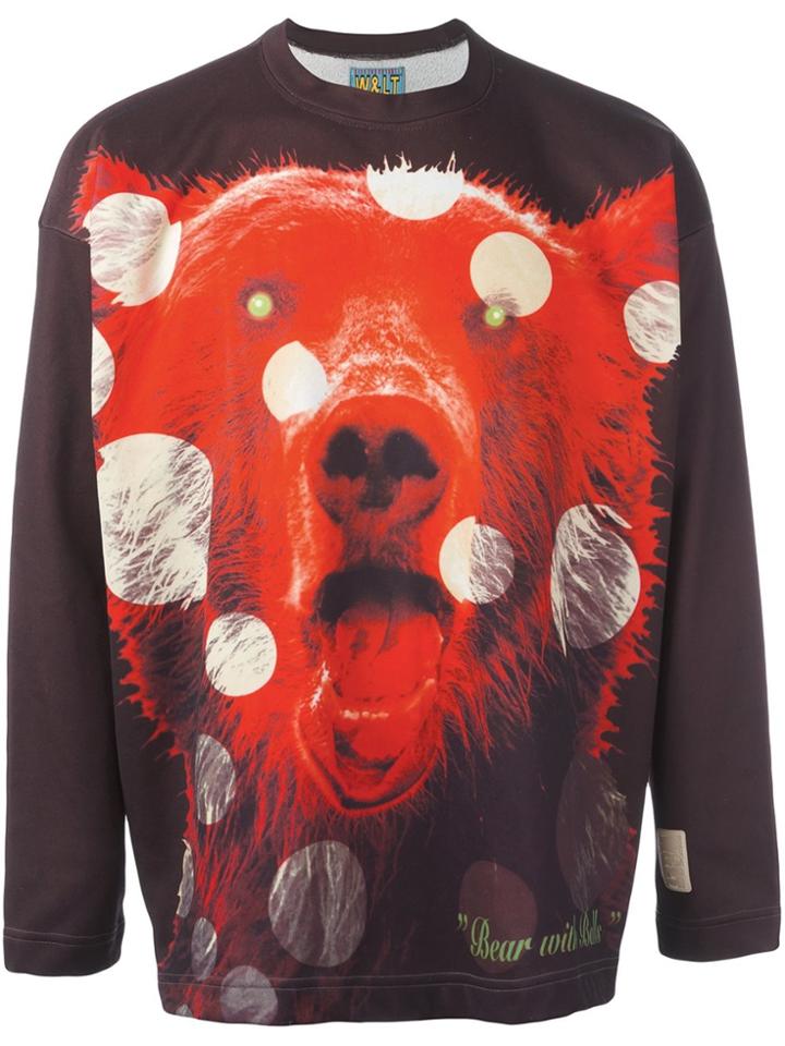 Walter Van Beirendonck Vintage 'bears With Balls' Sweater - Brown