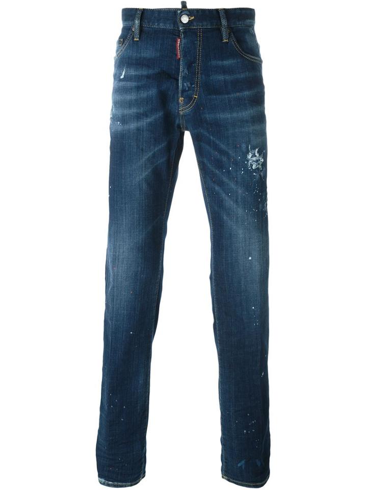 Dsquared2 Dean Jeans, Men's, Size: 46, Blue, Cotton/spandex/elastane