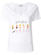 Cotélac Let's Go Print T-shirt - White