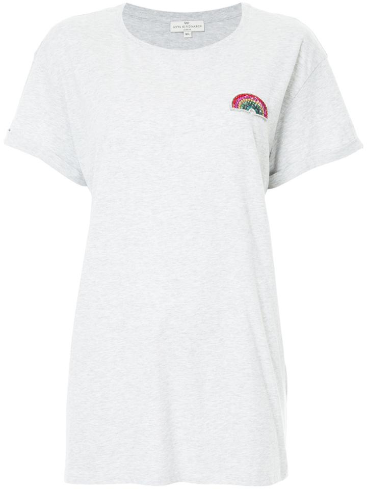 Anya Hindmarch Diamante Rainbow T-shirt - Grey