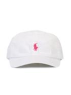 Ralph Lauren Kids Logo Embroidered Cap, Girl's, White