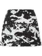 Neil Barrett Jacquard Mini Skirt