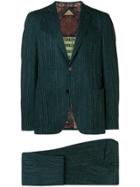 Etro Striped Two-piece Suit - Green