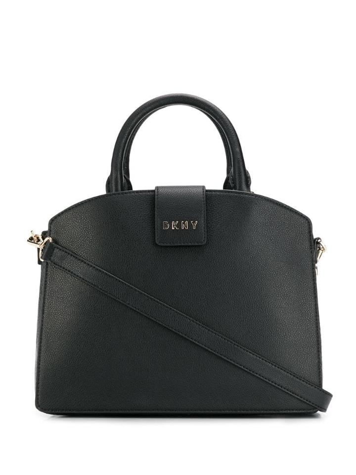Dkny Monogram Top-handle Bag - Black