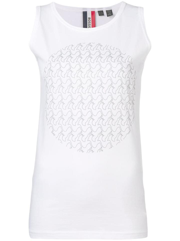 Rossignol Logo Moon Tank Top - White