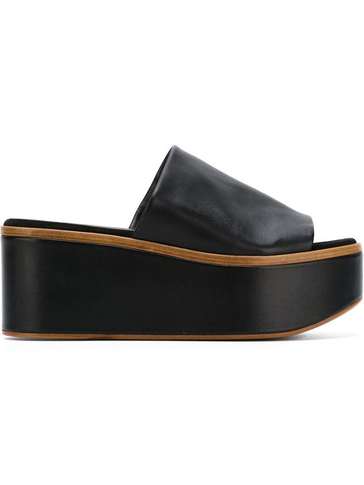 Robert Clergerie 'frele' Platform Sliders