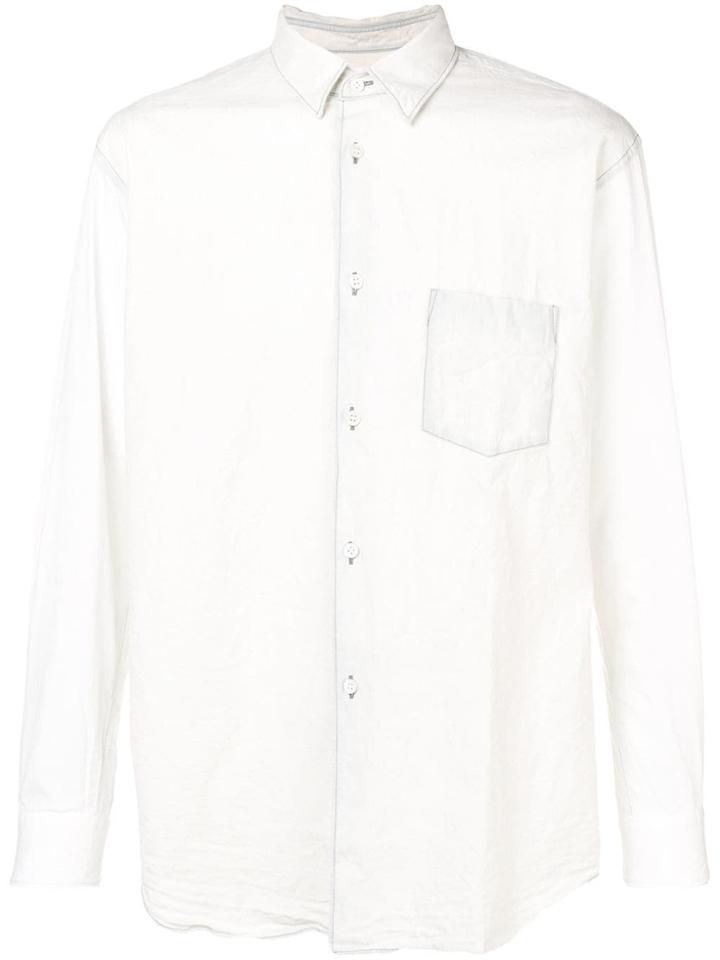 Comme Des Garçons Shirt Creased Shirt - White