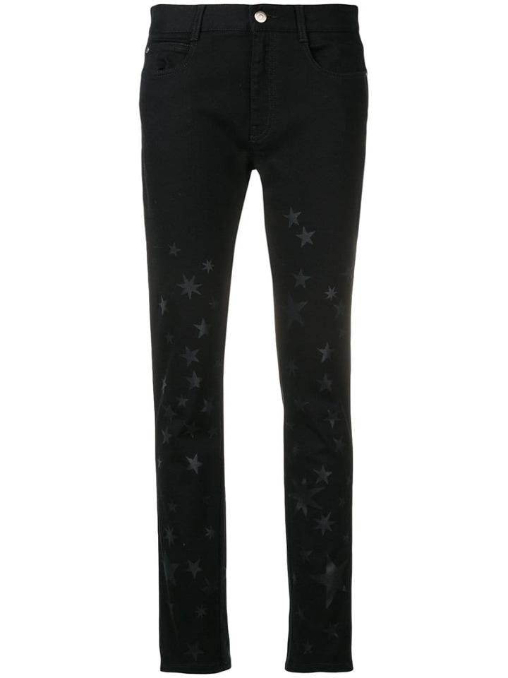 Stella Mccartney Star-print Skinny Jeans - Black
