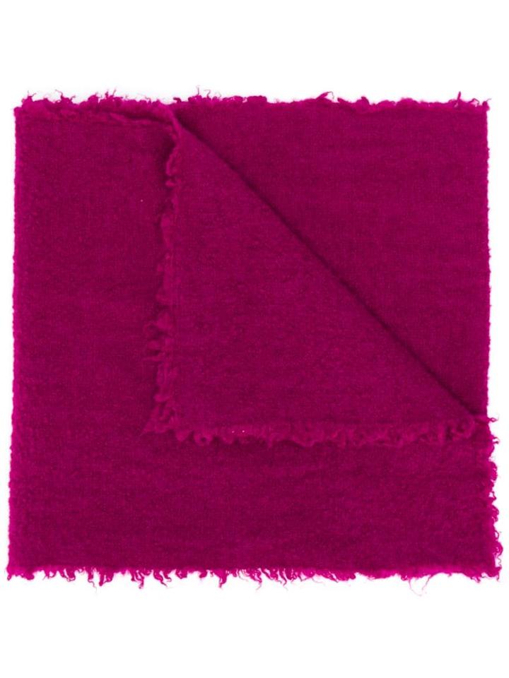 Faliero Sarti Frayed Alexina Scarf - Purple
