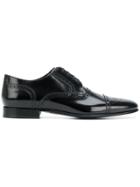 Dolce & Gabbana Pointed Toe Brogues - Black