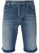 Slim-fit Denim Shorts - Men - Cotton/spandex/elastane - 56, Blue, Cotton/spandex/elastane, Armani Jeans