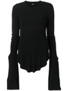 Lost & Found Ria Dunn Ruffled Jumper - Black