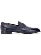 Bally Classic Grained Loafers - Blue