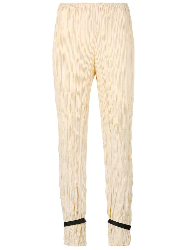 Alyx - Pleated Trousers - Women - Polyester - S, Nude/neutrals, Polyester