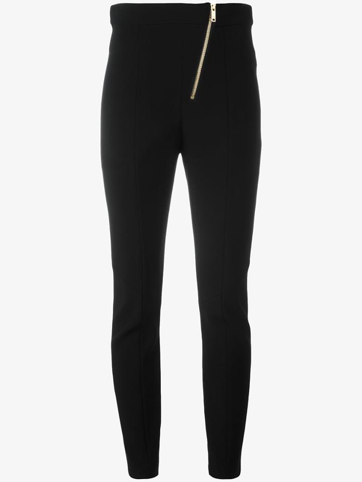 Sonia Rykiel Zip Detail Skinny Trousers - Black