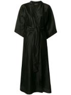 Andrea Ya'aqov Silk Kimono Dress - Black