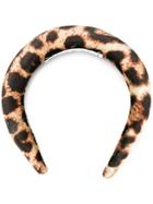In The Mood For Love Bells Leopard Print Headband - Brown