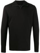 Transit Half-zip Jumper - Black