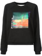 Proenza Schouler Pswl Sky Graphic Sweatshirt - Black