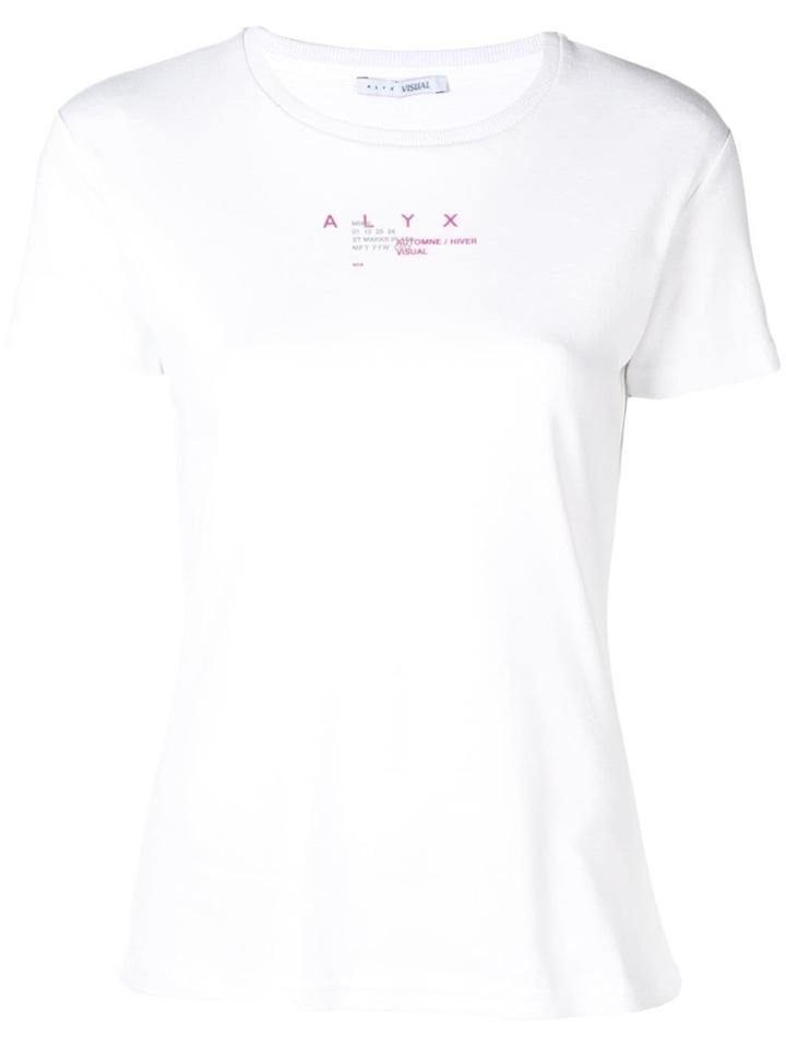 Alyx Ribbed Crewneck Tshirt - White