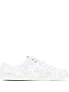 Camper Perforated Lace-up Sneakers - White