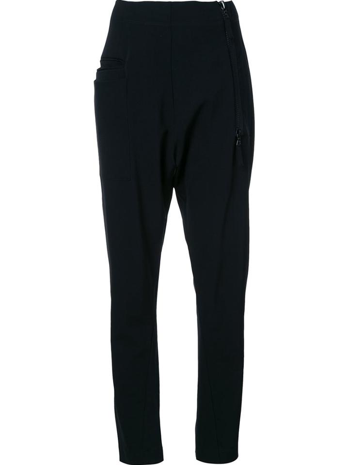 Rundholz Drop-crotch Slim-fit Trousers