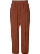 Marni Loose Resort Trousers, Women's, Size: 42, Yellow/orange, Acetate/viscose
