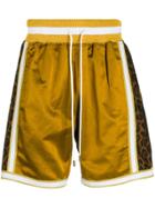Just Don Colour Block Boxing Shorts - Yellow