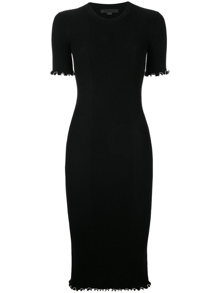 Alexander Wang Short Sleeved Dress - Black