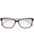 Ch Carolina Herrera Rectangular Shape Glasses - Pink & Purple