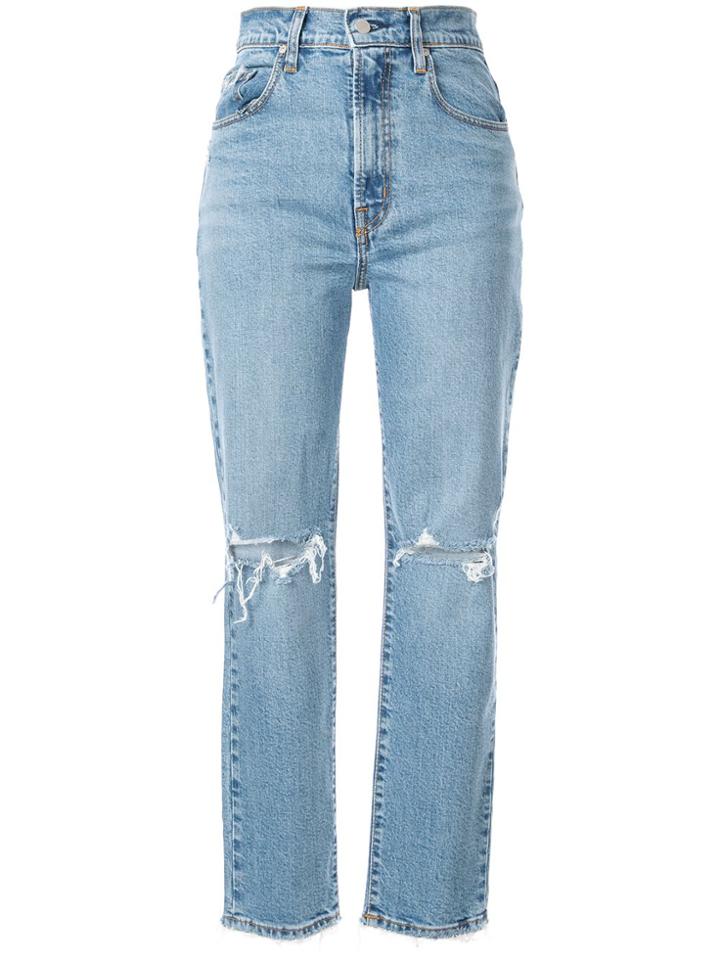Nobody Denim Frankie Ankle Slim-fit Jeans - Blue