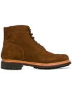 Grenson Grover Apron Boots - Brown