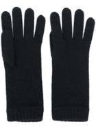Pringle Of Scotland Knitted Gloves - Black