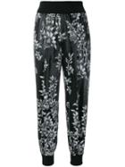 Fendi Floral Tapered Trousers - Black