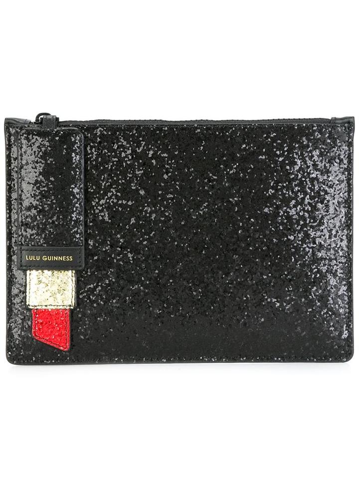 Lulu Guinness 'lipstick Grace' Clutch, Women's, Black