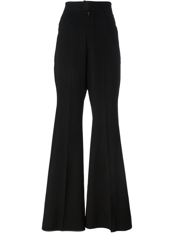 Yohji Yamamoto Vintage Flared Trousers - Black