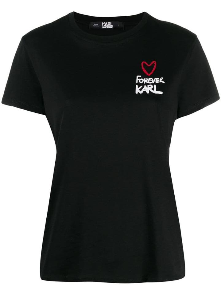Karl Lagerfeld Forever Karl Tee - Black