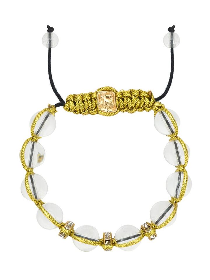 Francesca Romana Diana Embellished Bracelet, Women's, Metallic