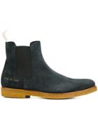 Common Projects Waxed Chelsea Boots - Blue