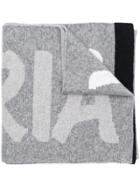 Aries Barbaria Logo Scarf - Grey