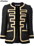 Givenchy 'grain De Poudre' Jacket, Women's, Size: 38, Black, Silk/acrylic/viscose/wool